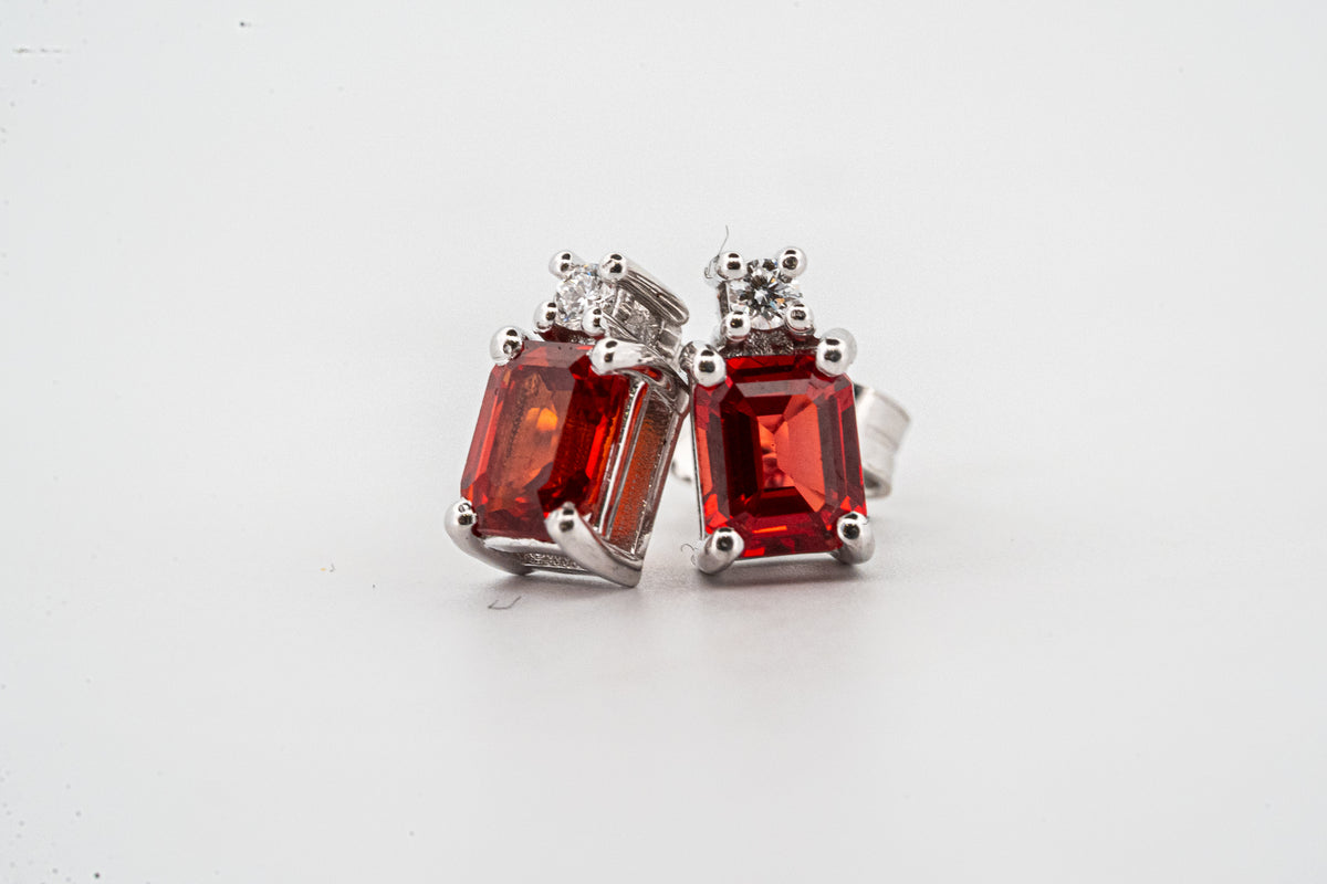 Orecchini con Zaffiri Red